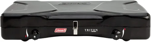 Miniatura 8 de Coleman Triton - Estufa de propano de 2 quemadores, estufa portátil para acampar con 2 quemadores ajustables y protectores contra el viento, 22,000