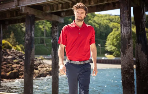 Miniatura 5 de Cutter & Buck Polo reciclado Virtue Eco Piqué de manga corta para hombre