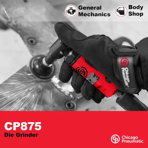Miniatura 4 de Chicago Pneumatic CP875 – Amoladora neumática angular, 90 grados, 1/4 pulgada
