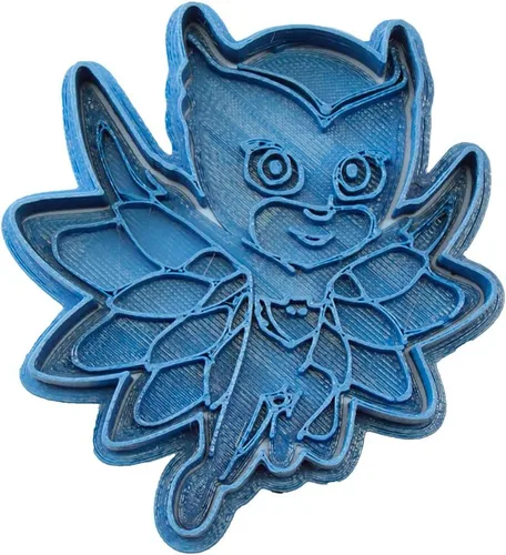 Cuticuter PJ Masks Owlette Entera - Cortador de galletas, color azul, 3.1 x 2.8 x 0.6 in