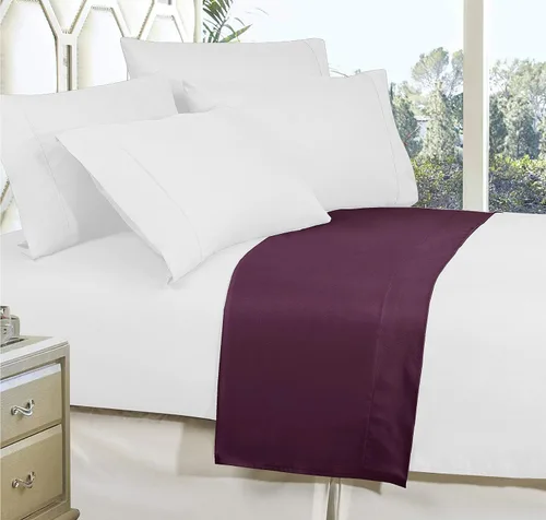 Miniatura 2 de Elegant Comfort Sábana Plana de 1 Pieza de Calidad Hotelera Premium, Lujosa y Más Suave, Ropa de Cama Sábana Plana de Microfibra Premium de Calidad