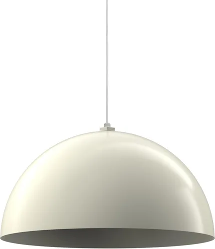 Miniatura 11 de Steel Lighting Co. Melrose - Lámpara colgante Montada en el techo Cúpula redonda de 18 pulgadas Estilo moderno y contemporáneo de granja Crema