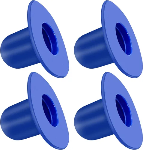 Tapón de pared de repuesto para Intex Bestway Coleman Summer Escape Ground Piscinas Filtro Bomba Filtro Agujero Tapón (4 unidades, Azul)