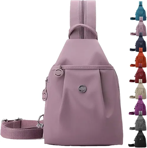 Miniatura 13 de Preferablen Waterproof 2-Way Commuter Bag, Large Capacity Oxford Convertible Shoulder Travel Bag, Anti-Theft Travel Tote, Small Backpack Purse