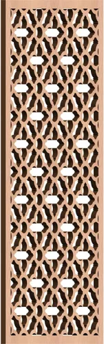Miniatura 163 de Madison Paneles de pared decorativos de madera con calado, 9 3/8 pulgadas de ancho x 24 3/8 pulgadas de alto x 3/8 de alto, roble rojo rojo (Red Oak)