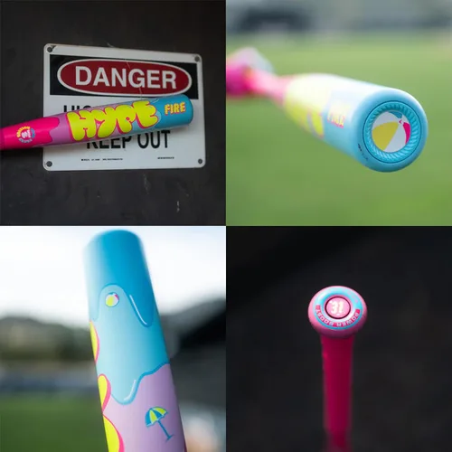 Miniatura 4 de Easton 2025 Hype FIRE Baseball Bat USSSA -5 / -8 / -10 Drop 2 3/4" Barrel 2 Pc. Composite