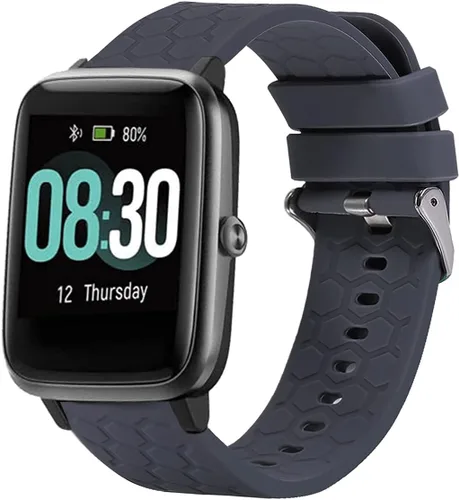 Miniatura 4 de TenCloud Paquete de 2 correas compatibles con GRV FC1/FC5 de 0.748 in Veryfitpro para ID205L ID205S bandas deportivas de repuesto para GRV ID205L