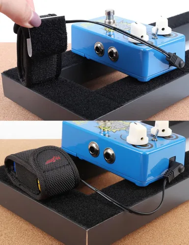 Miniatura 4 de Mr.Power Conector de batería de 9 V con clip, cable de alimentación con conector a presión de 2,1 mm x 5,5 mm para pedal de efectos de guitarra