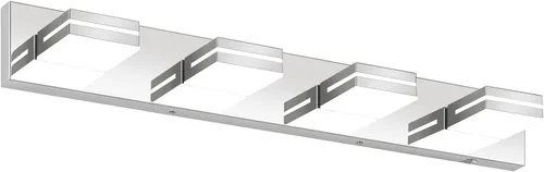 Miniatura 12 de Accesorios de iluminación de tocador de baño sobre espejo (3 luces, 5CCT, regulable) modernos accesorios de iluminación LED de pared de baño, negro
