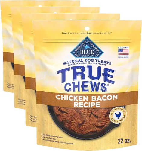 Miniatura 10 de Blue Buffalo True Chews - Golosinas para perros, hechas en los Estados Unidos con ingredientes naturales, receta de salchicha de cerdo y pollo