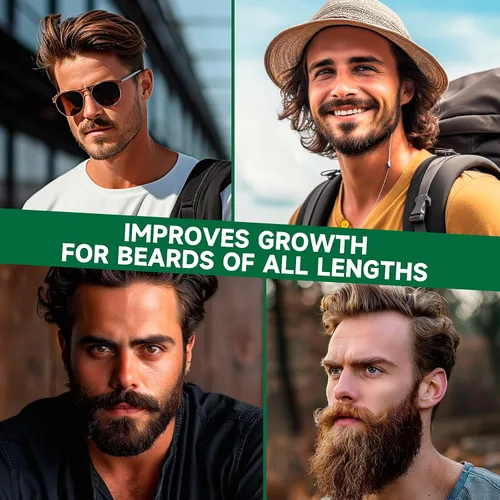 Miniatura 7 de MistySprite Aceite de crecimiento de barba para hombre, 5% de biotina, aroma de serenidad cítrica, 2 onzas (paquete de 10), suaviza, acondiciona