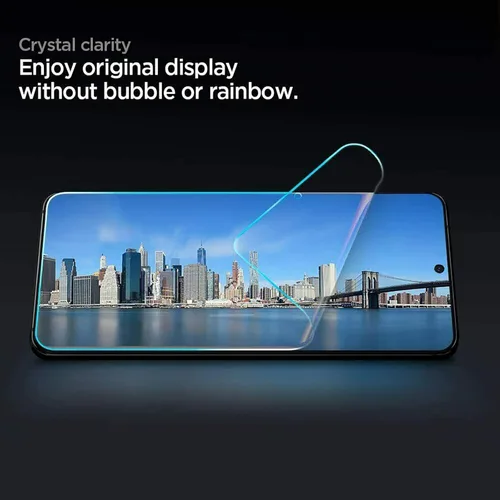 Miniatura 2 de LOOKSEVEN Paquete de 3 películas de hidrogel para iPhone 14 Pro Max, protector de pantalla de TPU suave transparente de alta sensibilidad
