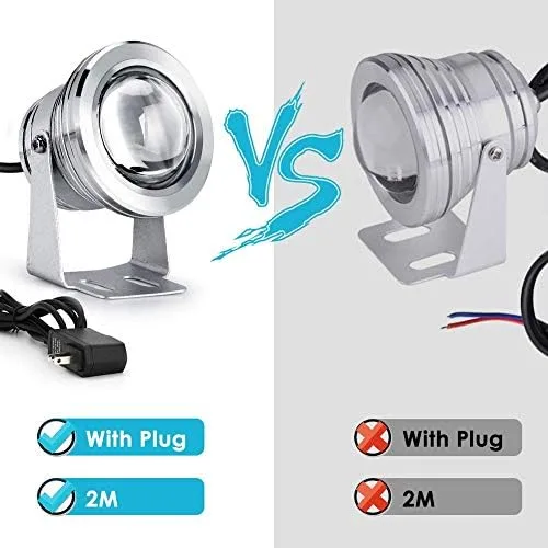 Miniatura 3 de Luces LED subacuáticas IP68, foco sumergible que cambia de color, luz de piscina subacuática, lámpara de inundación para fuente, estanque, jardín