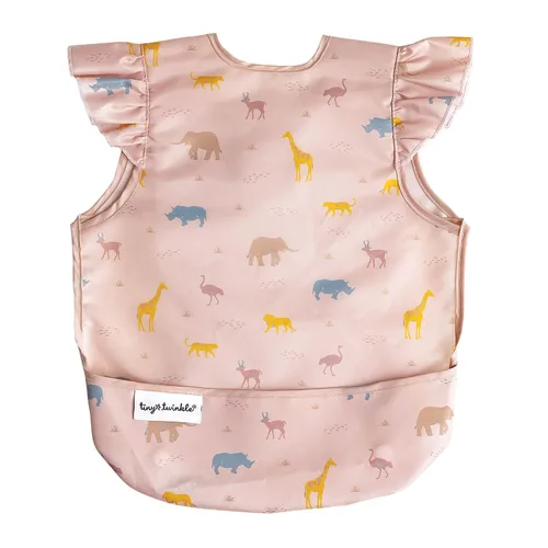 Miniatura 38 de Tiny Twinkle - Babero a prueba de desordenes para bebés varones Babero impermeable para niños pequeños para comer Delantal para bebé para Space