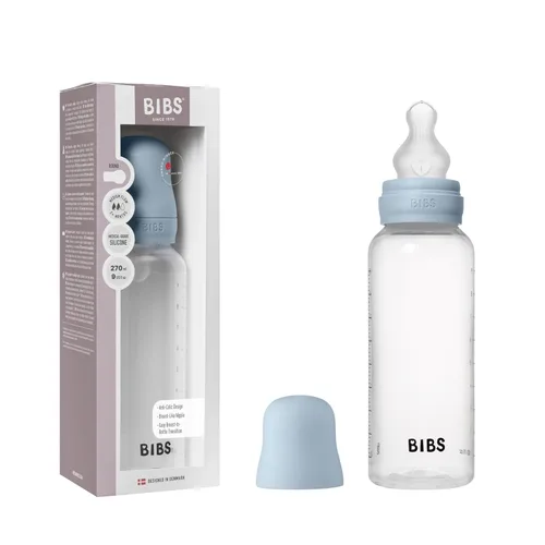 Miniatura 26 de BIBS Biberón para bebé 5 oz / 150 ml de goma natural de látex con pezón - Anti-cólico, libre de BPA, pezón redondo, flujo lento, ligero y fácil