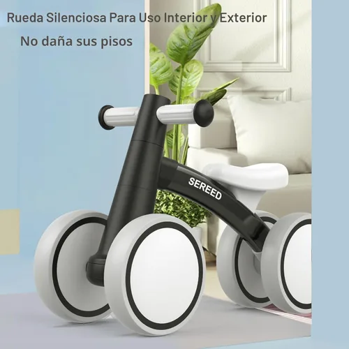 Miniatura 5 de SEREED - Bicicleta de equilibrio para bebés de 1 año, niños y niñas de 12 a 24 meses, primera bicicleta para niños de 4 ruedas, regalos de primer