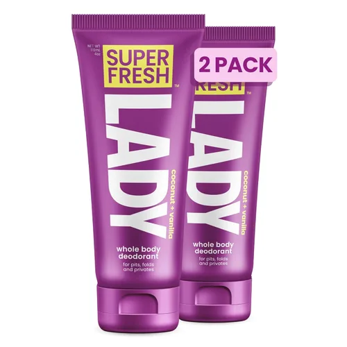 Miniatura 12 de Loción desodorante Super Fresh Lady Parts Clear protección para los senos, las partes íntimas, la entrepierna y la parte interior del muslo