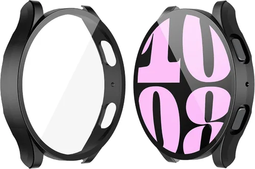 Miniatura 9 de Langboom Funda rígida negra compatible con Samsung Galaxy Watch 5 Galaxy Watch 4 de 1.732 pulgadas (1.732 in) con protector de pantalla, protector