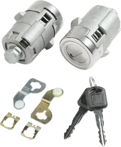 Zlirfy Cerraduras de Puerta de Automóvil, Cilindro de Cerradura con Llave, Accesorios de Automóvil Cilindro de Cerradura de Puerta Delantera