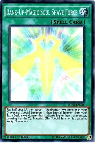 YU-GI-OH! - Fuerza de afeitado de alma mágica de rango - WIRA-EN028 - Super Rare - 1ª edición (WIRA-EN028) - Wing Raiders - 1ª edición - Super Rare