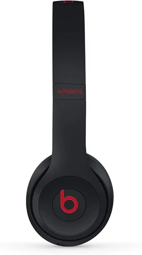 Miniatura 2 de Beats Solo3 Auriculares inalámbricos sobre la oreja – Colección Beats Decade – Desafiante Negro-Rojo (Renovado)