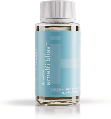 Homedics SereneScent - Recambio de aceite para difusor sin agua, Amalfi Bliss (4.1 fl oz). Fragancia limpia, segura, fresca y floral. Compatible con