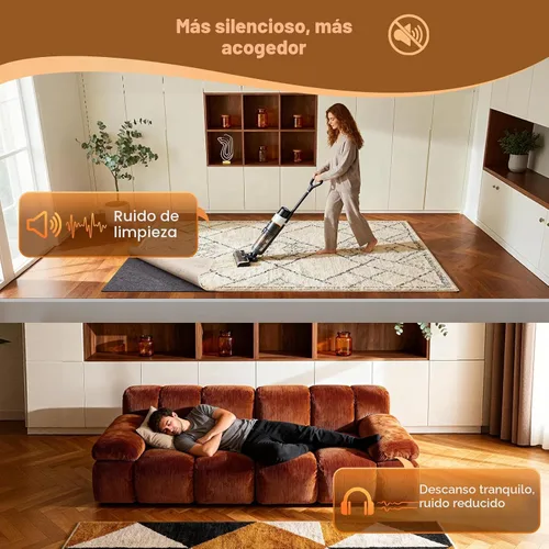 Miniatura 9 de Veken Almohadilla antideslizante acolchada para tapetes, con respaldo de fieltro y silicona, forro para alfombras para pisos de madera y acabados