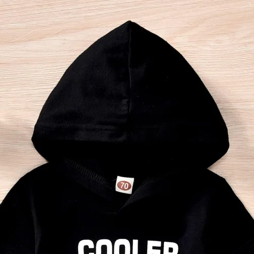 Miniatura 3 de Aalizzwell Conjunto de sudadera con capucha y pantalones para bebés y niños pequeños para primavera e invierno