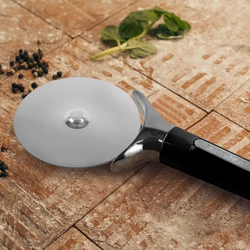Miniatura 3 de Farberware Cortador profesional de pizza de acero inoxidable, 9.37 pulgadas, negro