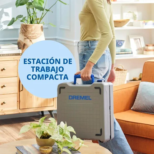 Miniatura 5 de Estación de sierra portátil Dremel Blueprint con sierra circular compacta de 12V sin escobillas y estuche de corte multiuso (CS12V-S1C)
