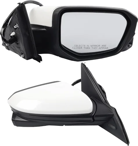 Miniatura 15 de Dasbecan Espejo Lateral Izquierdo del Conductor Compatible con Honda Civic 2016-2021 Cristal de Vidrio con Calefacción Manual Plegable Montaje
