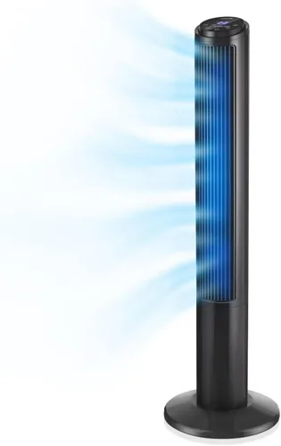 Miniatura 10 de Emerson SmartVoice - Ventilador de torre de 29 pulgadas, control de voz sin Wi-Fi, ventilador de torre inteligente para dormitorio, oscilación