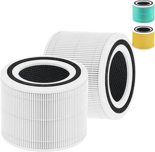 Filtro Core 300 Core 300s compatible con LEVOIT Core 300 y Core 300S VortexAir Purificador de aire, Core 300-RF y Core P350 3 en 1 filtro Hepa,