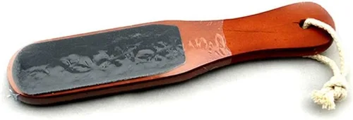 Herramienta de pedicura para quitar piel dura con callos de madera de doble cara (tamaño 3)