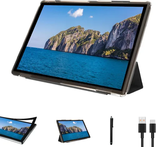 Miniatura 9 de Tablet de 10 pulgadas con estuche protector y lápiz táctil, tabletas Android 15, 8GB RAM 32GB ROM/1TB de expansión, 8H 6000mAh batería Wifi