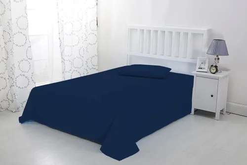 Miniatura 3 de 3 piezas Sábana plana tamaño King Plus extra grande (120 x 120 pulgadas) 800 hilos 100% algodón egipcio calidad de lujo ropa de cama sábana plana