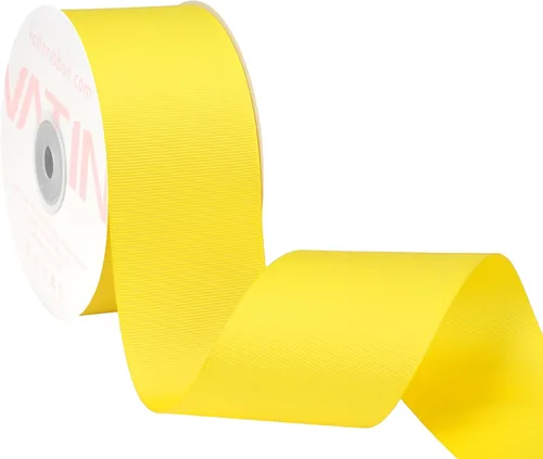 Miniatura 140 de Vatin - Rollo de cinta de grogrén, rollos de 25-50 yardas, perfecto para decoración de bodas, coronas, baby showers, envolturas de paquete de regalo