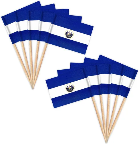 Miniatura 30 de ZXvZYT Banderas de palillos de dientes cubanos con bandera de Cuba, decoración pequeña para cupcakes de Cuba, decoración de frutas y cóctel