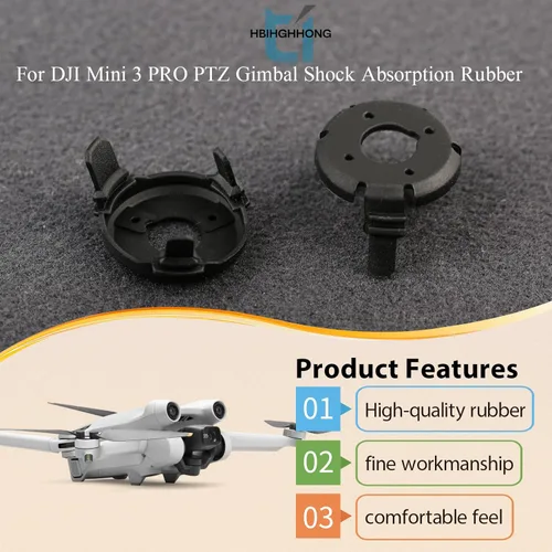Miniatura 2 de Repuesto para DJI Mini 3 Gimbal de absorción de impactos de goma para DJI Mini 3 Pro Damper Gimbal Cámara Amortiguador Drones Accesorios Piezas