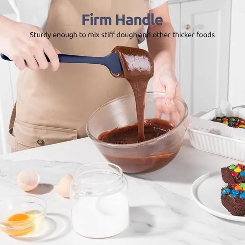 Miniatura 5 de U-Taste - Juego de espátulas de silicona resistentes al calor: U-Taste 600ºF alta temperatura sin costuras de grado alimenticio grado alimenticio