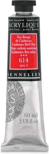 Miniatura 8 de Sennelier Acrílico para artistas extrafinos, 2.0 fl oz, luz verde cromo S3