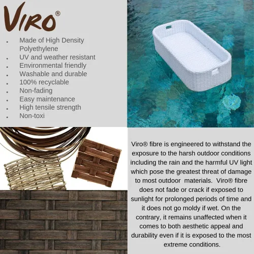 Miniatura 3 de Bandeja flotante para piscina, bandeja flotante para servir mesa y bar, flotadores de piscina para adultos, spas y fiestas en la piscina, bandeja