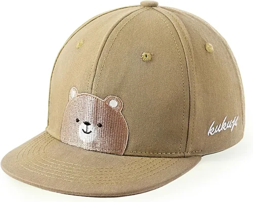Miniatura 10 de Lindas gorras de béisbol bordadas para niños y niñas, de algodón lavado, ajustable, estilo vintage, snapback, para niños y niñas, de 3 a 8 años