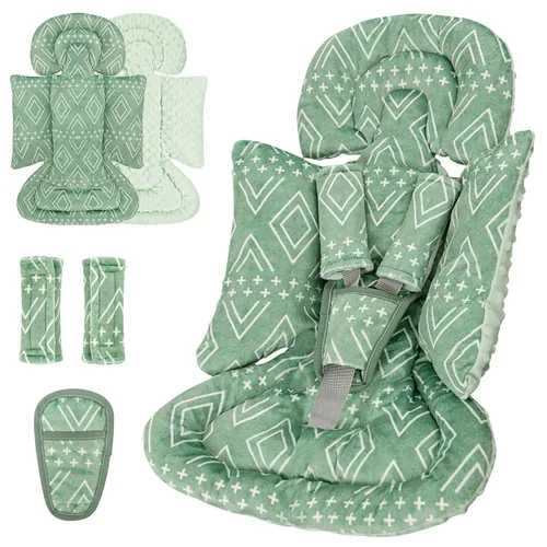 Miniatura 9 de TANOFAR Soporte de Cabeza para Asiento de Coche para Bebé - Inserto para Asiento de Coche Infantil para Niñas y Niños Recién Nacidos - Soporte