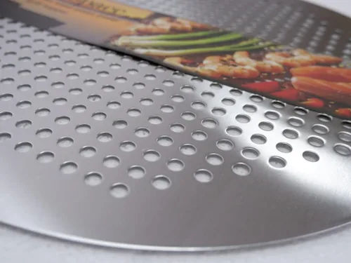 Miniatura 5 de Lifespace Placa de pizza de acero inoxidable/Topper de parrilla