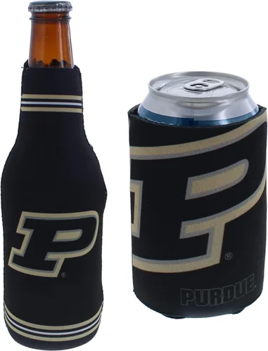 Miniatura 74 de College Team Color Logo Can & Bottle Holder Insulator Beverage Cooler Set