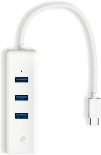 Miniatura 13 de TP-Link Adaptador USB 3.0 y USB C a Ethernet 2 en 1, RJ45 Gigabit LAN, Plug & Play, funda de aluminio, adaptador Ethernet para laptop, Thunderbolt