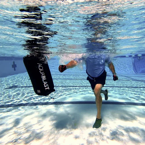 Miniatura 7 de AquaBLAST - Saco de boxeo portátil para piscinas y spas de natación Entrenamiento de cuerpo completo y de bajo impacto