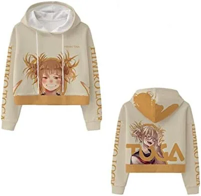 Miniatura 3 de Sudadera con capucha de anime Boku No Hero Anime para mujeres y niñas