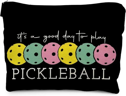 Miniatura 14 de Regalos de Pickleball para Mujeres RYYCDOI, Bolsa de Maquillaje de Pickleball Estuche Cosmético, Accesorios de Pickleball para Mujeres